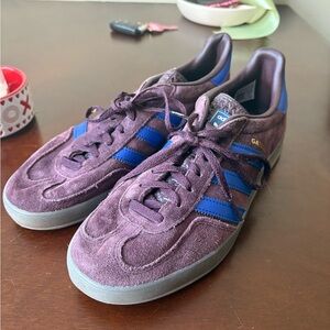 Adidas Suede Sneakers in Purple and Blue